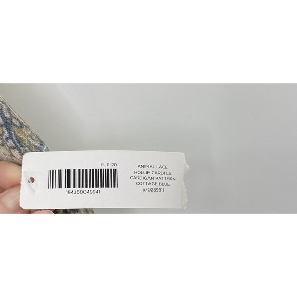 NWT Chico’s Women’s Open Front Floral Cheetah Cardigan Sz 1 Long Sleeve Boho - Picture 9 of 11